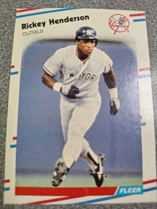 1988 Fleer - Rickey Henderson #209 o550 - Picture 1 of 2