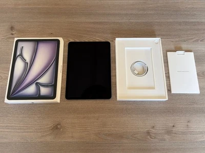 Original APPLE iPad Air 11 Zoll WiFi 6. Gen M2 128GB Grau Wie Neu mit OVP 128 GB - Bild 1 von 4