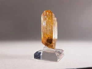 Gem Orange Imperial Topaz Crystal from Zambia #1 - Picture 1 of 8