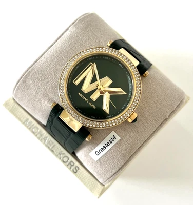 Michael Kors Parker MK4724 Gold Case MK Logo Dial 39 MM Lady Quartz Watch - Image 1 of 3
