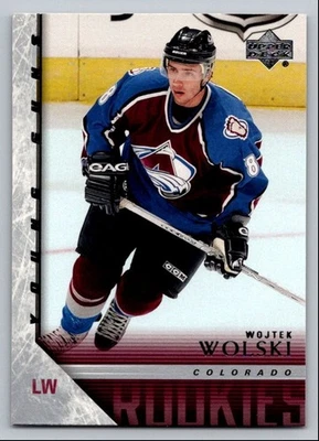 2005-06 UPPER DECK YOUNG GUNS WOJTEK WOLSKI NOVATO COLORADO AVALANCHE #240 - Imagem 1 de 2