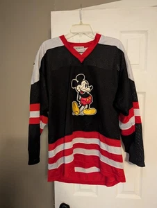 Camiseta deportiva de hockey para adultos Genus años 90 Mickey Mouse #1 M/L - Imagen 1 de 3
