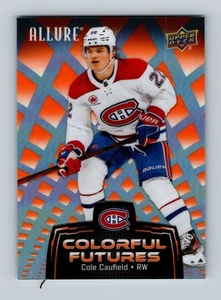 2024-25 Allure Colorful Futures Orange #CF-4 Cole Caufield Montreal Canadiens - Picture 1 of 2