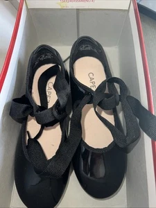Capezio Women's N625C Tele Tone Tap Shoe Size 10.5 M Little Kids Black - Picture 1 of 7