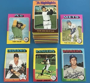 Vintage Baseball Cards Lot ~ 1975 - Picture 1 of 6