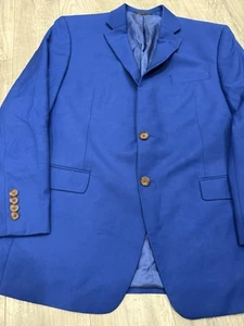 Lauren Ralph Lauren LRL Sport Blazer 2 Button Men's 42 R Summer Spring Blue - Picture 1 of 13