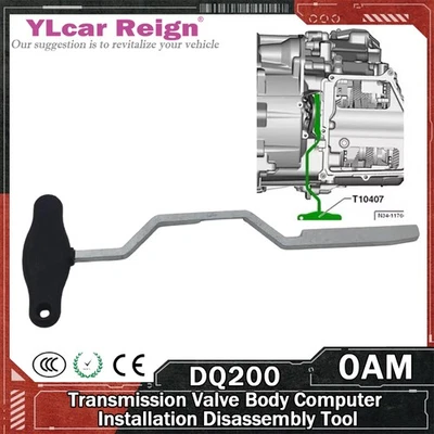 0AM DQ200 Transmission Mechatronic Unit Computer Installation Disassembly Tool - Image 1 of 4