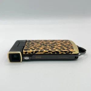 DXG-5COV Full HD CMOS 5MP Camera Camcorder Leopard Print - UNTESTED - Picture 1 of 9