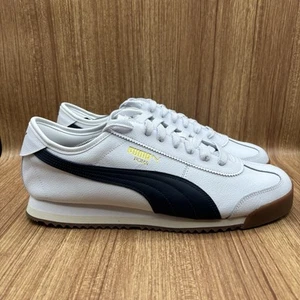 Puma Roma '68 Revival - White Club Navy Men’s Size 14 Sneakers NEW - Picture 1 of 9