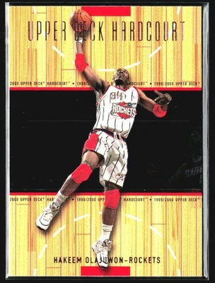 1999-00 Upper Deck Hardcourt - Hakeem Olajuwon #19 - Image 1 of 2
