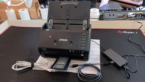 Epson ES-500W Wireless Duplex Document Scanner Epson AC Power Adapter J381B - Picture 1 of 10