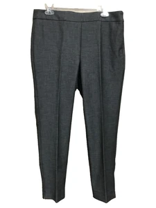 Talbots Women Size 12P Chatham Ankle Pant Sits Waist Slim Leg Gray Side Zip NWT - Picture 1 of 11