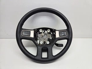 2010-2011 Ram 2500 3500 black leather steering wheel (repaired) - Picture 1 of 15
