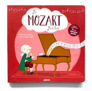 MY AMAZING MOZART MUSIC BOOK By Natacha Godeau incuding 5 X 20 sec. song tabs - Picture 1 of 3