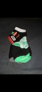Star Wars 3 Pairs Kid's Size 6-8 Ankle Socks New Yoda Storm Trooper Darth Vader - Picture 1 of 4