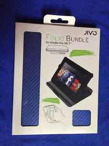Jivo Protection Case For iPad Mini Blue Folding Folio Bundle With Stylus - Picture 1 of 2