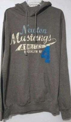 Urban Pipeline Men's Hoodie Pullover XXL Green Newton Mustangs Long Sleeve NWT - Imagem 1 de 4