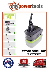 Dyson V8 Battery Adapter to Ryobi ONE+ 18V Li-Ion Battery - **OZ STOCK** - Picture 1 of 6