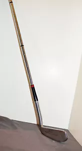VINTAGE WALTER HAGEN COMMANDER 34 1/2" PUTTER STEEL SHAFT LEATHER GRIP - Picture 1 of 5