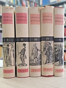Storia d'Italia - UTET - 5 voll. Completa, Valeri Nino, 1959 - Foto 1 di 2