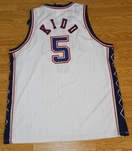 BROOKLYN NETS JERSEY JASON KIDD/NEW JERSEY NETS SIZE 56 NEW NO TAGS By REEBOK  - Picture 1 of 22