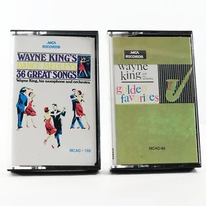 Wayne King's Golden Favorites & Dance Medleys (2 Cassette Tapes, MCA) MCAC-155 - Picture 1 of 10