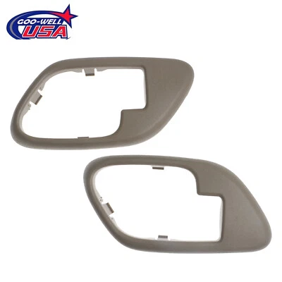 Inside Door Handle Bezel Brown Passenger & Driver Side for Chevrolet C3500 Truck - Image 1 of 4