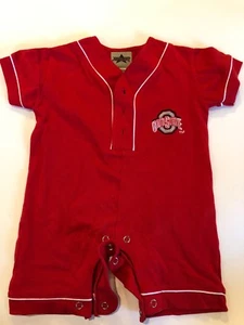 Ohio State Buckeyes ONE piece 12 Months Red - Picture 1 of 4