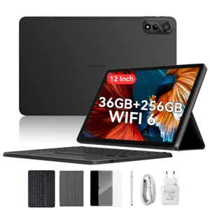 Blackview MEGA 2 WiFi Android Tablet 12" 36GB+256GB 9000mAh 18W WiFi 6 Gemini AI - Picture 1 of 12