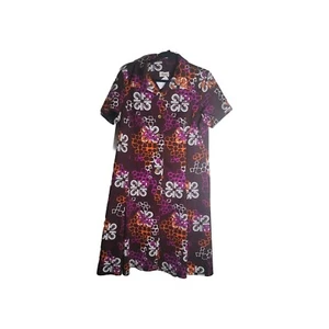 VTG 60s Amy Adams Knits Boho Hippie Dress Approximately Sz M-L Raw Hem - Picture 1 of 8