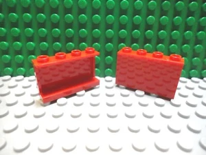 Lego 2 Rojo 1x4x2 Panel de Pared Castillo NUEVO - Imagen 1 de 1