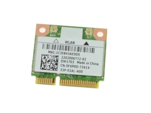 Dell FXP0D inalámbrico DW1703 WLAN WiFi 802.11 b/g/n + Bluetooth media altura mínima... - Imagen 1 de 1