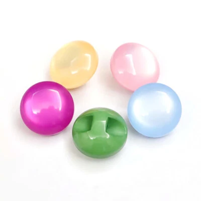 8pcs Resin Buttons Round Sewing Button for DIY Jacket Coat Clothing Sew Colorful - Image 1 of 4