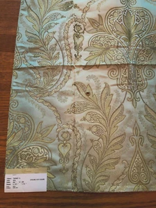 VERVAIN Parinetta in Spa 26 x 26 1/4" Silk Ombre Damask Fabric Sample - Picture 1 of 3