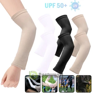 5 Pairs Cooling Arm Sleeves Outdoor Sport Basketball UV Sun Protection Arm Cover - Picture 1 of 42