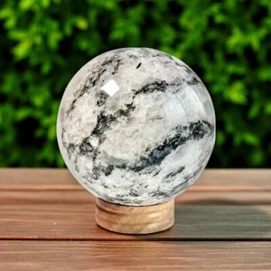 Massive 1770g Rainbow Moonstone Crystal Sphere Handmade Crystal Home OfficeDecor - Picture 1 of 2