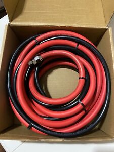 New Listing25 Foot Air and Fluid Hose Assembly Set for Spray Guns, Paint Pressure Pot Tanks