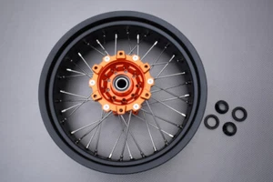 Llanta Rueda Trasera con Radios Supermoto KTM ENDURO 690 / 690R 2008-2017 5"x17" - Picture 1 of 6