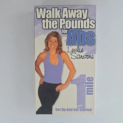 Leslie Sansone Walk Away the Pounds For Abs - 1 Mile Get Up & Get Started VHS - Image 1 of 2