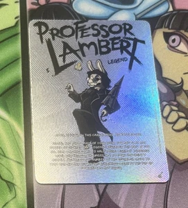 Neopets Battledome TCG Obelisk Alt ArtSecret Rare Professor Lambert - Picture 1 of 2