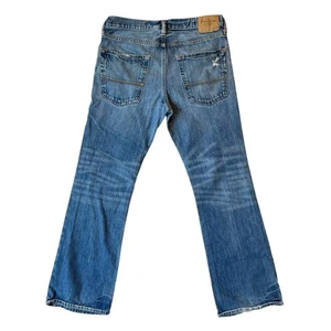 Abercrombie & Fitch jeans 31 x 30 Baxter Low rise slim Bootcut Y2K Button fly - Picture 1 of 9