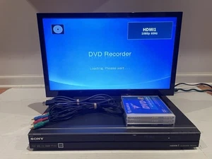 Sony RDR-GX257 DVD Recorder Player HDMI Upscaling Burner with Cables Works Great - Picture 1 of 10