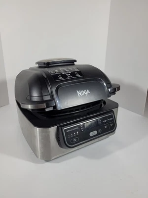 Ninja Foodi 6-qt Indoor Grill & Air Fryer AG302 Bake And Roast - WORKS - Image 1 of 4