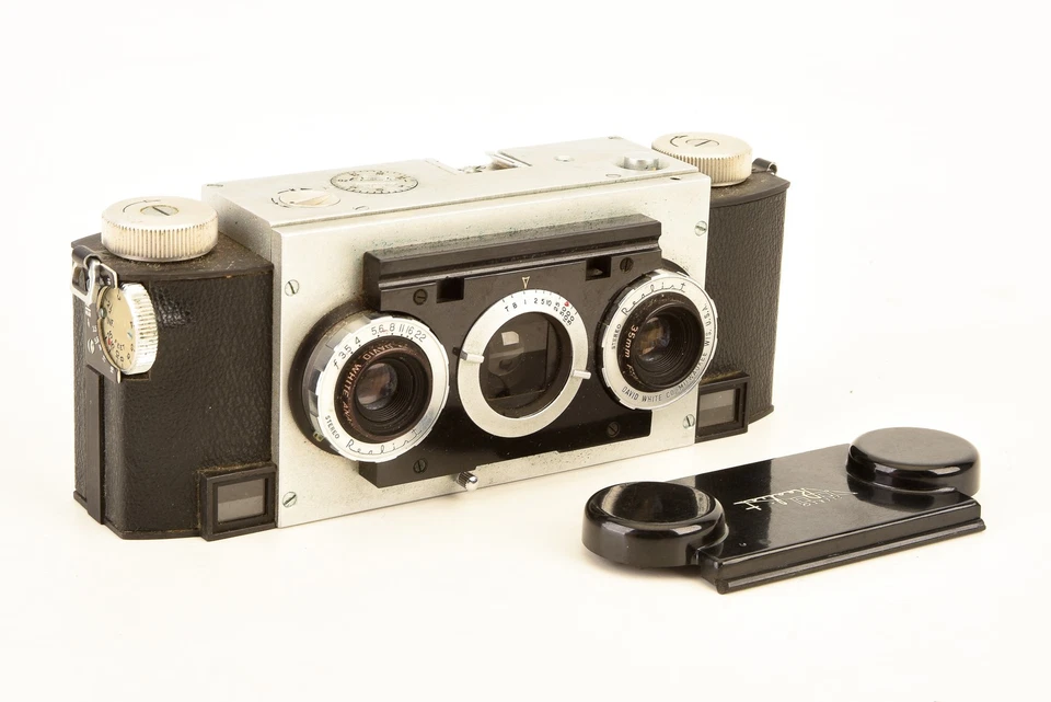 Cámara fotográfica telémetro 35 mm realista estéreo David White para piezas o reparación V26 Foto 1 de 4