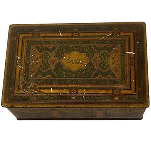 Vintage HUYLERS New York 6.25" x 4" x 2.5" Candy Tin Art Deco CANCO BEAUTEBOX - Picture 1 of 4
