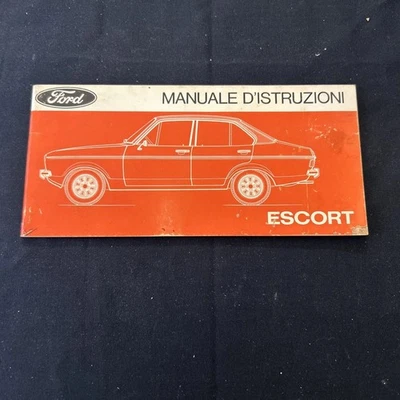 Libretto Uso e Manutenzione FORD ESCORT  Ed. VIII/75-3 - Immagine 1 di 4