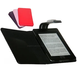 PARA AMAZON KINDLE TOUCH WIFI Y 3G - FUNDA CARTERA CON LUZ DE LECTURA LED - Imagen 1 de 1