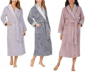 Carole Hochman Women's Textured Soft Plush Wrap Robe - Picture 1 of 41