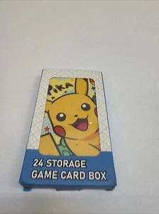 24 Magnetic Portable Game Card Case Cover Storage Box Holder For Switch-Pikachu - Picture 1 of 3