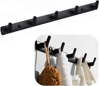 Wall Mounted Coat Racks with 5 Hooks Hanging Holder Towel Rack 17.7"X1.3" Modern